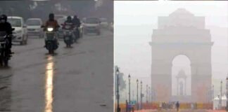 बेमौसम बारिश के बाद पहाड़ से लेकर मैदान तक बढ़ी ठंड, दिल्ली-एनसीआर में छाई धुंध