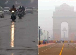 बेमौसम बारिश के बाद पहाड़ से लेकर मैदान तक बढ़ी ठंड, दिल्ली-एनसीआर में छाई धुंध