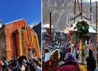 पहल से शुरू हुई परम्परा : इस बार मराठा लाइट इन्फेंट्री ने की बाबा केदार की अगवानी
