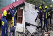 दुखद: चमोली में भूस्खलन से एक ही परिवार के चार लोगों की मौत, एक घायल landslide in chamoli