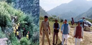 पौड़ी बस हादसा: दुर्घटना स्थल पहुंचे सीएम धामी, मृतकों के परिजनों को 2-2 लाख रूपये देगी सरकार, 25 मौतों की पुष्टि, 20 घायल