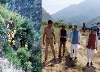 पौड़ी बस हादसा: दुर्घटना स्थल पहुंचे सीएम धामी, मृतकों के परिजनों को 2-2 लाख रूपये देगी सरकार, 25 मौतों की पुष्टि, 20 घायल