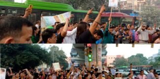 मनोज नेगी की हत्या को लेकर दिल्ली में उत्तराखंड समाज का हल्ला बोल, पटेल नगर थाने का किया घेराव, दिखाई एकजुटता protest against monoj negi murder case