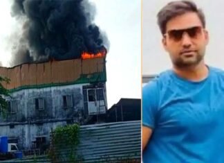 अंकिता हत्याकांड के मुख्य आरोपी पुलकित आर्य की फैक्ट्री में संदिग्ध परिस्थितियों में लगी आग, मौके पर पहुंची दमकल की गाड़ियां pulkit arya factory fire
