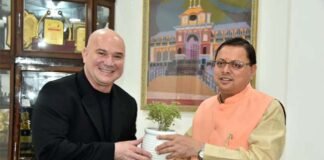 अमेरिकी टेनिस खिलाड़ी आंद्रे अगासी ने CM धामी से की शिष्टाचार भेंट, उत्तराखंड में फाउंडेशन चलाने को लेकर हुई चर्चा American tennis player Andre Agassi made a courtesy call on CM Dhami