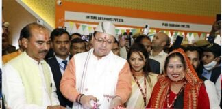अन्तर्राष्ट्रीय व्यापार मेले में आयोजित उत्तराखण्ड दिवस में शामिल हुए सीएम धामी, बोले हमारे ब्रांड एंबेसडर हैं प्रवासी उत्तराखण्डवासी CM Dhami participated in Uttarakhand Day organized in International Trade Fair