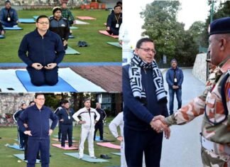 मॉर्निंग वॉक पर निकले सीएम धामी ने लगाई अधिकारियों की योगा क्लास, मसूरी में चिंतन शिविर के अंतिम दिन की शुरुआत योग से