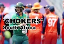 टी20 वर्ल्ड कप में सबसे बड़ा उलटफेर, दक्षिण अफ्रीका एक बार फिर बना ‘चोकर्स’ Chokers South Africa