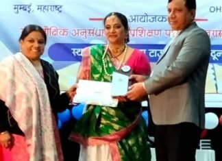 जीजीआईसी श्रीनगर की शिक्षिका डॉ. लता तिवारी पाण्डे को मिला संगीत शिक्षक प्रतिभा सम्मान 2022