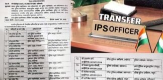 यूपी में 16 आईपीएस अफसरों के तबादले, नोएडा व वाराणसी के पुलिस कमिश्नर हटाए गए, गाजियाबाद को मिला पहला पुलिस कमिश्नर, देखें शासनादेश