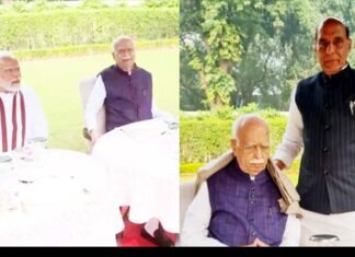 95 साल के हुए भाजपा के वरिष्ठ नेता लालकृष्ण आडवाणी: जन्मदिवस पर पीएम मोदी और राजनाथ सिंह ने घर पहुंच कर दी बधाई Senior BJP leaders LK Advani turned 95, PM Modi and Rajnath Singh, congratulated on his birthday