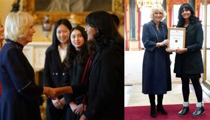 Maulika-Pandey-was-honored- Maulika Pandey of Haldwani was honored by Queen of Britain