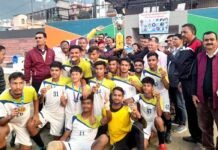 रोमांचक फाइनल : स्पोर्ट्स कॉलेज देहरादून बना फुटबॉल प्रतियोगिता का विजेता, सडन डेथ में पिथौरागढ़ को हराया Sports College Dehradun became the winner