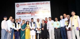 दिल्ली में उत्तराखण्ड के साहित्यकार हुए सम्मानित, ‘उत्तराखंड के अनिवासी साहित्यकार’ पुस्तक का किया विमोचन Writers of Uttarakhand honored in Delhi