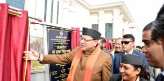 सीएम धामी ने गैरसैण भराड़ीसैंण में 16684 लाख रूपये की 50 योजनाओं का किया लोकार्पण व शिलान्यास