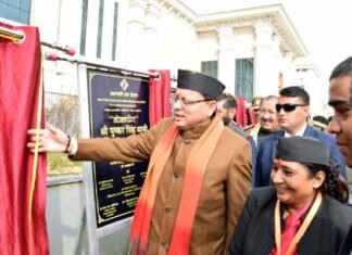 सीएम धामी ने गैरसैण भराड़ीसैंण में 16684 लाख रूपये की 50 योजनाओं का किया लोकार्पण व शिलान्यास