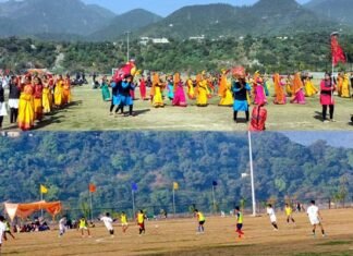 श्रीनगर गढ़वाल: राज्य स्तरीय स्कूली फुटबॉल प्रतियोगिता का रंगारंग आगाज, उदघाटन मैच में स्पोर्ट्स कॉलेज देहरादून रहा विजयी