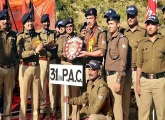 श्रीनगर में आयोजित राज्य स्तरीय पुलिस शूटिंग प्रतियोगिता 2022 का समापन, एटीएस ने मारी बाजी pistol shooting competition held in Srinagar