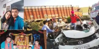 दुखद: राजस्थान के सिरोही में कार और ट्रक की भिड़ंत में उत्तराखंड के एक ही परिवार के 4 लोगों की दर्दनाक मौत road accident in Sirohi Rajasthan