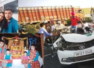 दुखद: राजस्थान के सिरोही में कार और ट्रक की भिड़ंत में उत्तराखंड के एक ही परिवार के 4 लोगों की दर्दनाक मौत road accident in Sirohi Rajasthan