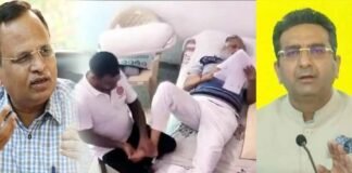 तिहाड़ जेल में बंद दिल्ली सरकार के मंत्री सत्येंद्र जैन के मालिश कराने का वीडियो वायरल, भाजपा-आप में शुरू हुई जुबानी जंग