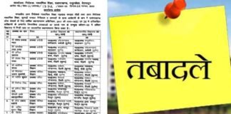 उत्तराखंड शिक्षा विभाग में बंपर ट्रांसफर : यहां देखें पूरी लिस्ट transfer of teachers in uttarakhand