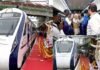 देश की पांचवीं वंदे भारत ट्रेन को पीएम मोदी ने हरी झंडी दिखाकर किया रवाना vande-bharat-train