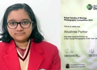उत्तराखंड की 8वीं की छात्रा अनुश्री की फोटो को मिला विश्व में दूसरा स्थान Anushree Parihar