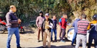 पौड़ी में चलाया गया वाहन चैकिंग अभियान, एमवी एक्ट के तहत किये 63 हजार से ज्यादा के 21 चालान Vehicle checking campaign