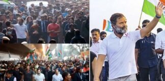दिल्ली पहुंची भारत जोड़ो यात्रा : एक बार फिर गांधी परिवार साथ दिखाई दिया, राहुल गांधी के साथ सोनिया और प्रियंका भी साथ चलीं bharat jodo yatra