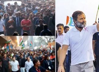 दिल्ली पहुंची भारत जोड़ो यात्रा : एक बार फिर गांधी परिवार साथ दिखाई दिया, राहुल गांधी के साथ सोनिया और प्रियंका भी साथ चलीं bharat jodo yatra