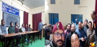 रा.शि. संघ के मंडलीय अध्यक्ष प्रत्याशी जयदीप रावत के समर्थन में शिक्षकों ने श्रीनगर में की बैठक