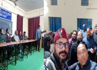 रा.शि. संघ के मंडलीय अध्यक्ष प्रत्याशी जयदीप रावत के समर्थन में शिक्षकों ने श्रीनगर में की बैठक