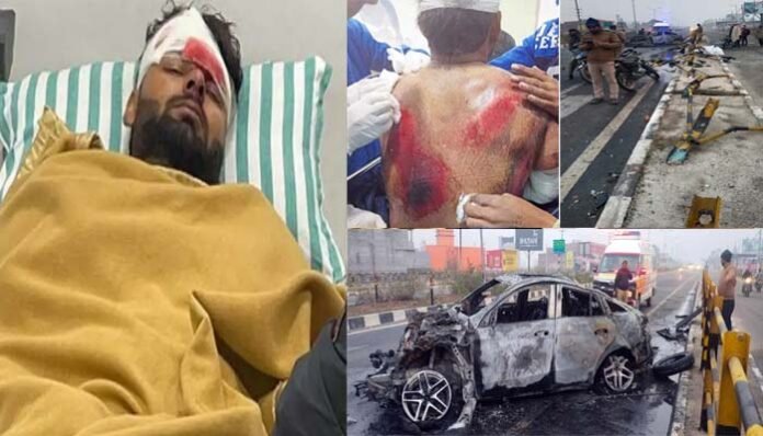 Rishabh Pant car accident