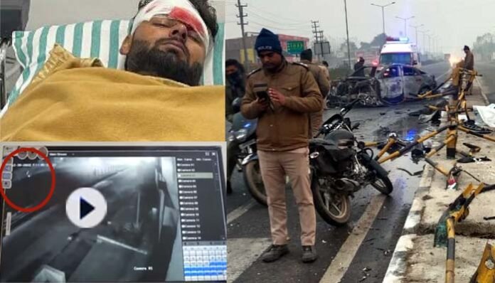 rishabh-pant-accident-cctv-video
