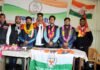 पौड़ी जिला कांग्रेस कमेटी द्वारा युवा कांग्रेस के नवनिर्वाचित पदाधिकारियों का किया गया सम्मान