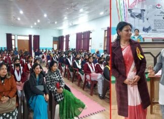 राष्ट्रीय बालिका दिवस पर जीआईसी कोटद्वार में अंकिता-एक ज्योति कार्यक्रम के तहत जेंडर समानता और महिला सुरक्षा पर छात्र-छात्राओं के साथ संवाद Ankita-Ek Jyoti program