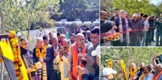 बौंसाल पुल का सांसद तीरथ सिंह रावत व विधायक पोरी ने किया लोकार्पण, नया पुल बनने से 85 गांवों को मिलेगी राहत Baunsal-pul