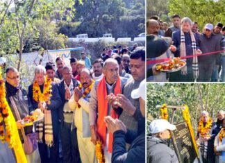 बौंसाल पुल का सांसद तीरथ सिंह रावत व विधायक पोरी ने किया लोकार्पण, नया पुल बनने से 85 गांवों को मिलेगी राहत Baunsal-pul