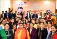 उत्तराखंड में महिलाओं को सरकारी नौकरी में 30 प्रतिशत क्षैतिज आरक्षण लागू किये जाने पर भाजपा प्रदेश महिला मोर्चा ने मुख्यमंत्री धामी का किया आभार व्यक्त CM Dhami participated in the program organized by BJP Pradesh Mahila Morcha
