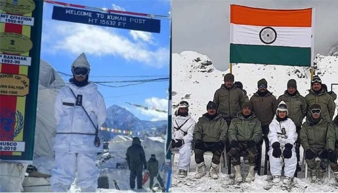 Captain Shiva Chauhan in worlds highest battlefield Siachen
