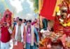 माँ धारी देवी की भव्य देव डोली यात्रा के दौरान ग्रेटर नोएडा में उमड़ा श्रद्धालुओं का सैलाब