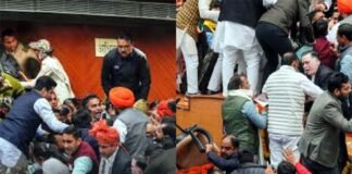 MCD मेयर चुनाव टला : दिल्ली नगर निगम बना सियासी अखाड़ा, भाजपा और आप के पार्षदों में जमकर हाथापाई, चले लात घूंसे Delhi mayor election postponed