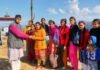 ढोल सागर की थाप से गूंजा पौड़ी के घुसगलीखाल का मकरैंण मेला, रस्साकशी प्रतियोगिता में महिलाओं ने दिखाया दमखम