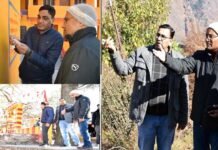 सचिव आपदा प्रबन्धन डा. रंजीत कुमार सिन्हा ने जोशीमठ पहुंचकर औली रोपवे, मनोहरबाग, शंकराचार्य मठ, जेपी कालोनी आदि भू-धंसाव प्रभावित क्षेत्रों का किया स्थलीय निरीक्षण Joshimath and did ground inspection of landslide affected areas