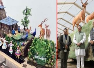 गणतंत्र दिवस पर उत्तराखंड की मानसखंड झांकी दिखाई जाएगी, दिल्ली में सीएम धामी ने लिया तैयारियों का जायजा Manskhand tableau in the Republic Day parade