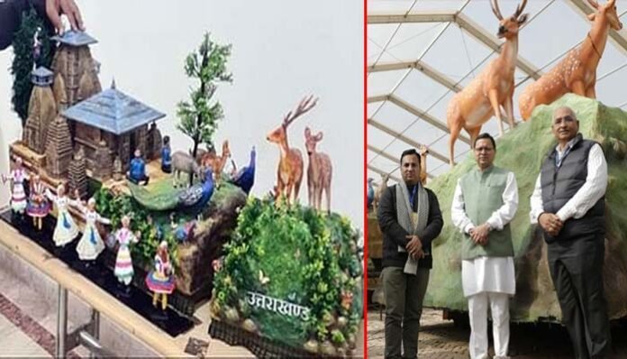 Manskhand tableau in the Republic Day parade