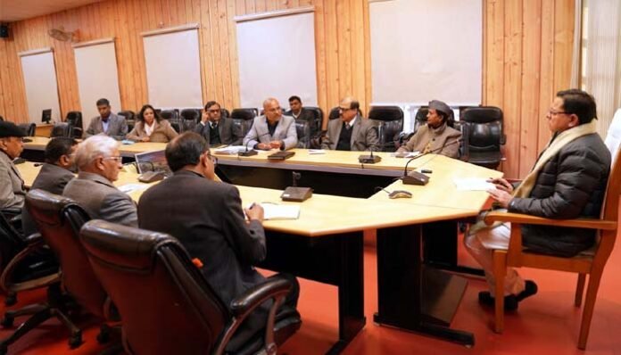 NDMA officials met Chief Minister Dhami