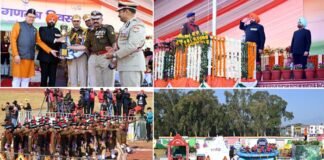 उत्तराखंड : गणतंत्र दिवस पर राज्यपाल एवं मुख्यमंत्री ने पुलिस अधिकारियों को किया सम्मानित, परेड ग्राउंड में आयोजित कार्यक्रम में उद्यान विभाग की झांकी को प्रथम स्थान Republic Day Parade Ground dehradun