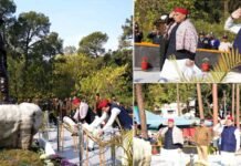 रक्षा मंत्री राजनाथ सिंह व CM धामी ने देहरादून में शौर्य स्थल का किया उद्घाटन, शहीदों के परिजनों से की मुलाकात Shaurya Sthal in Dehradun